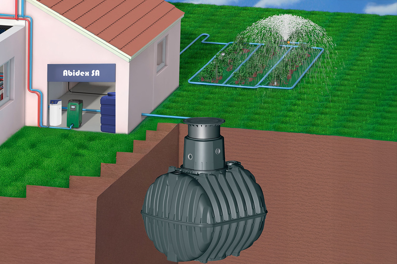 Abidex récupération des eaux pluviales